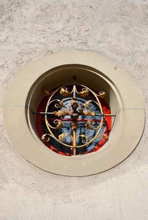 Round Window in the Swiss City