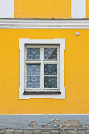 Window on the Facade of the Bavarian House, Germsnyの写真素材