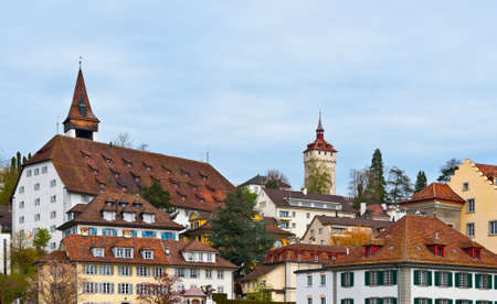 Medieval Architecture in Lucerne, Switzerland