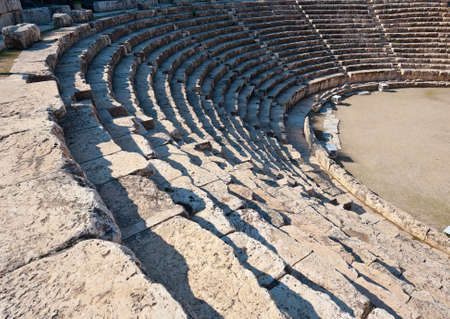 The Amphitheater in Bet Shean National Park, Israelの写真素材