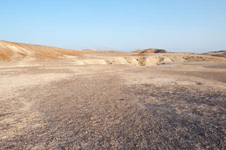 Judean Desert on the West Bank of the Jordan River