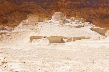Canyon in the Judean Desert on the West Bank 
