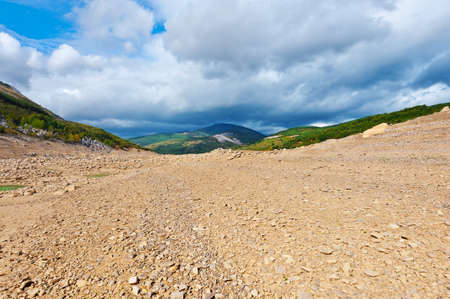 View of the Cantabrian Mountain, Spainの写真素材