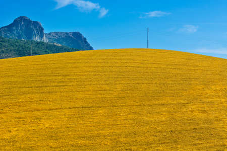 View of the Cantabrian Mountain, Spainの写真素材