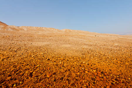 Stone Desert on the West Bank of the Jordan Riverの写真素材