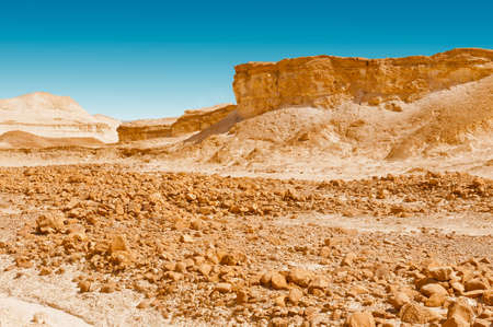Stone Desert on the West Bank of the Jordan Riverの写真素材