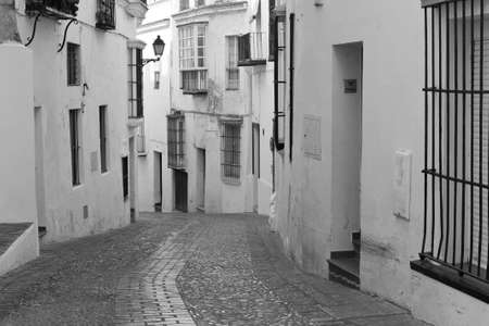 Siesta in the Typical Medieval Spanish Cityの写真素材