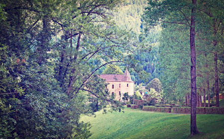 Castle in Medieval French City Floracのeditorial素材