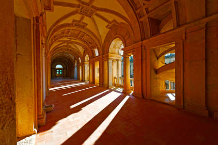 Interior of the Templar Castle in the Portugal City of Tomarのeditorial素材