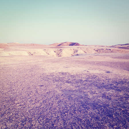 Judean Desert on the West Bank of the Jordan Riverの写真素材