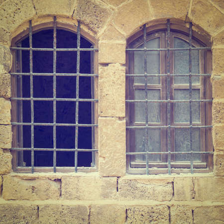 Detail of the Facade in Jaffa, Israel.の写真素材
