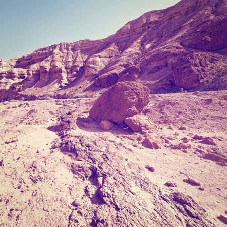 Sandy Hills of the Negev Desert in Israel, の写真素材