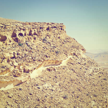 Canyon in the Judean Desert on the West Bank of the Jordan River, の写真素材