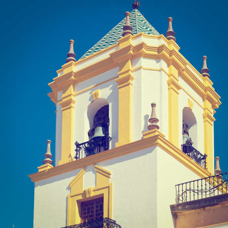 Belfry of the Medieval Catholic Church in Spain, 