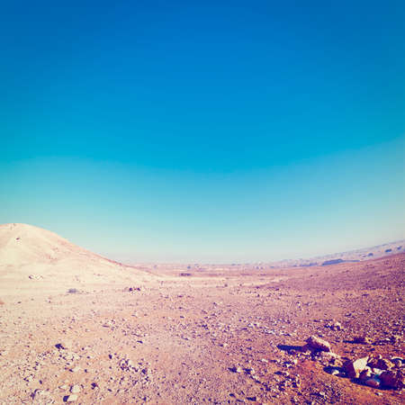Rocky Hills of the Stone Desert in Israel