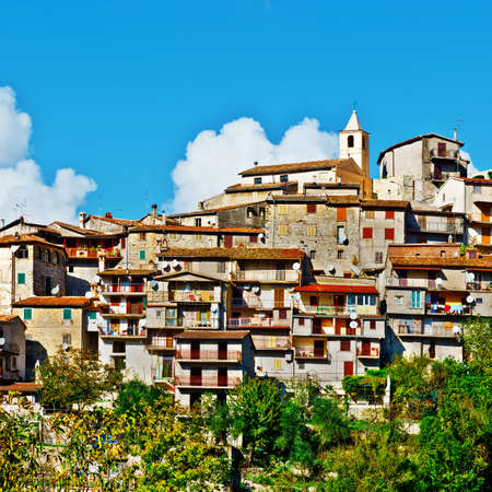Many Satellite Dishes in the Medieval Italian City