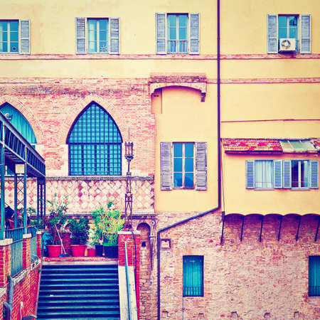 View to Historic Center City of Perugia in Italy.