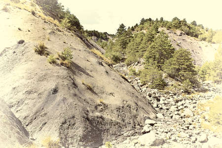 Canyon in the French Alps, Stylized Photo