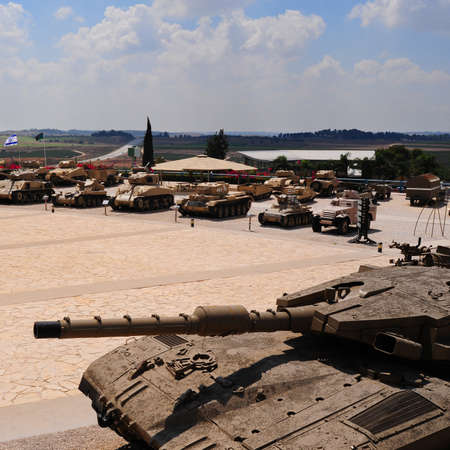 Memorial Site and the Armored Corps Museum in Latrun, Israelのeditorial素材
