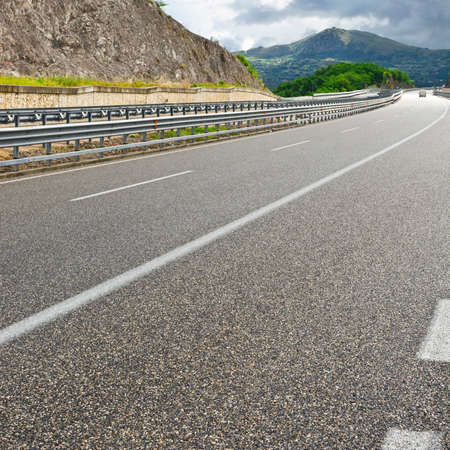 Highway in the Italian Apennines