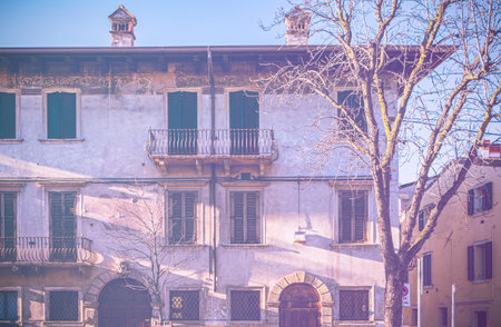 Italian windows are new and old horizons of beauty, functionality and performance in faded color...