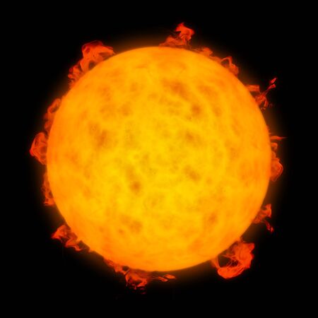 Solar activity の写真素材