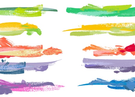 set of color paint の写真素材