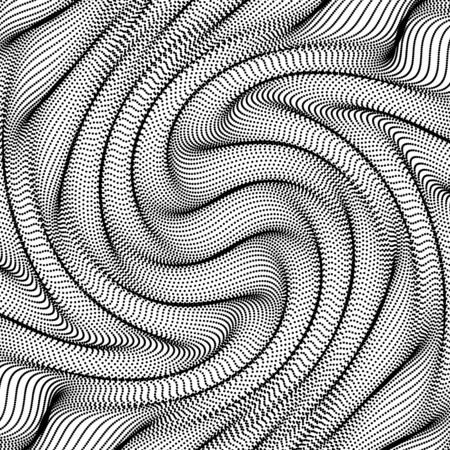 halftone dotted pattern の写真素材