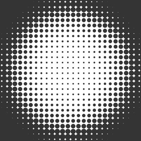 Halftone circle gradientの写真素材
