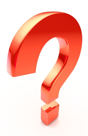 Red question markの写真素材