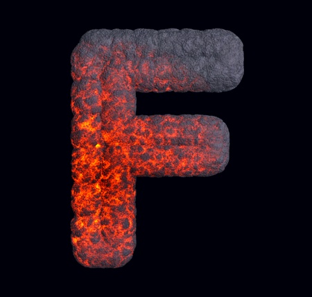 Hot metal font の写真素材