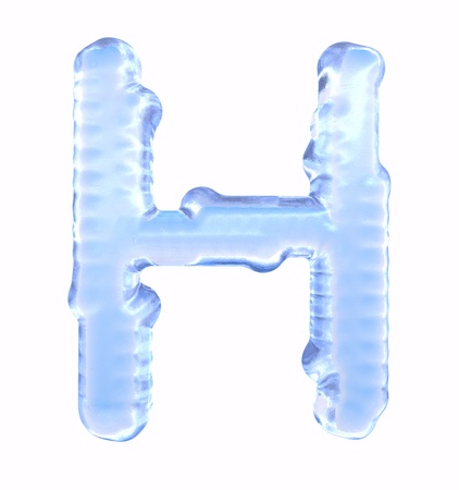 Ice Font の写真素材