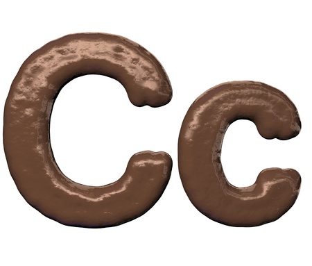 Chocolate Font の写真素材