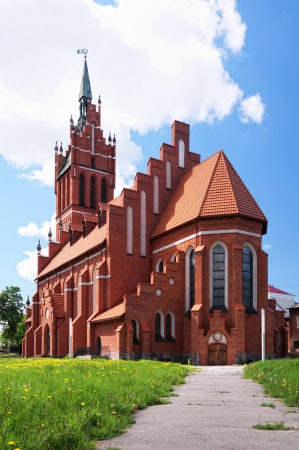 Church of the Holy Family in Kaliningradの写真素材