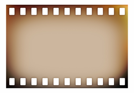 Old grunge film stripの写真素材