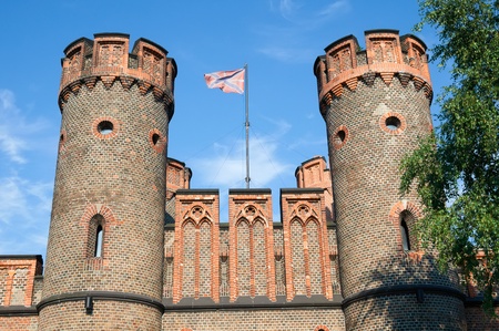 Friedrichsburg gate. Kaliningrad. Russia の写真素材