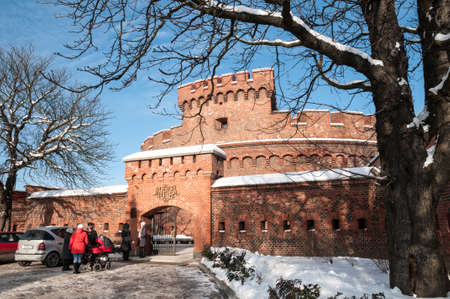 Museum of Amber  Koenigsberg fort Der Dona  Kaliningrad  Russiaのeditorial素材