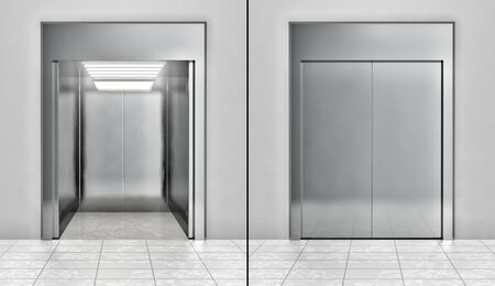 Modern elevator set