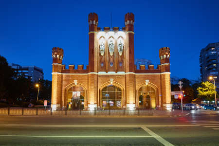 KALININGRAD, RUSSIA - SEPTEMBER 19, 2015: Kings Gate - is one of the seven surviving city gates, in the gates placing Historical and cultural centre "Grand Embassy"のeditorial素材