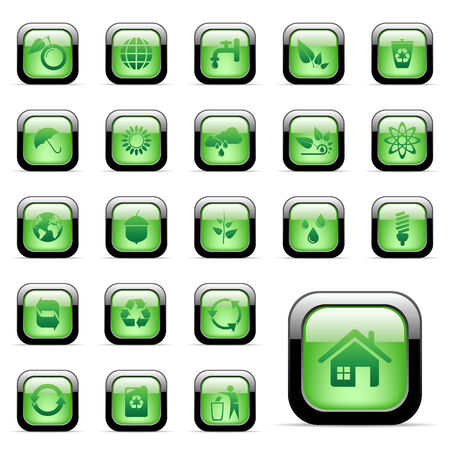 Vector - 23 environmental for web designのイラスト素材