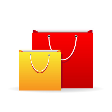 Vector shopping bags のイラスト素材