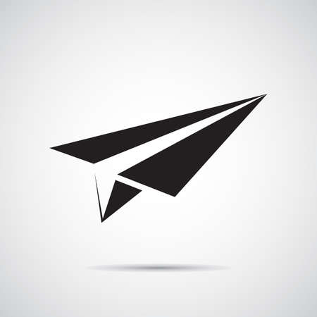Paper plane vector iconのイラスト素材
