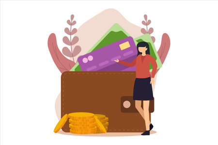 Finance Flat Designのイラスト素材