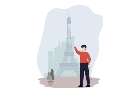 Travel Flat Designのイラスト素材