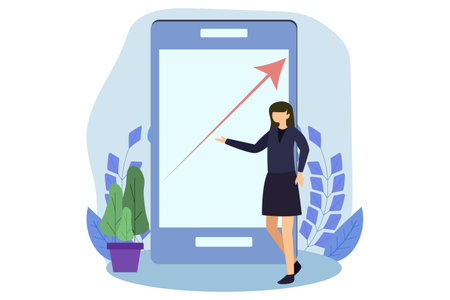 E Commerce Flat Designのイラスト素材