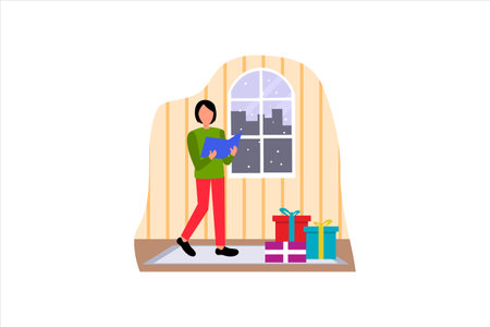 Christmas Flat Designのイラスト素材