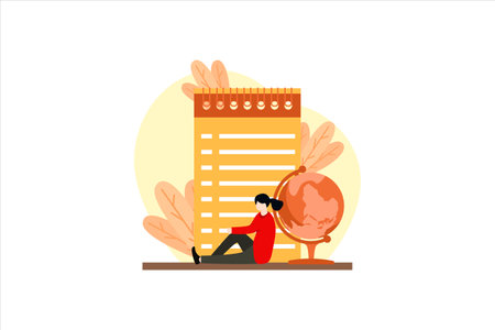 Travel Flat Designのイラスト素材