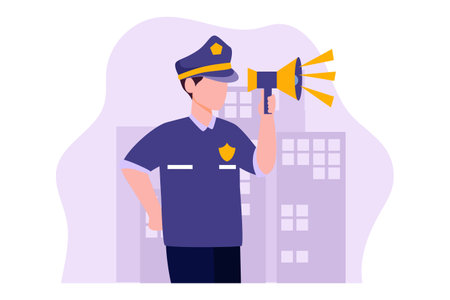 Labour Day Flat Design Illustrationのイラスト素材