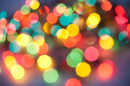 Color Christmas abstract lights の写真素材