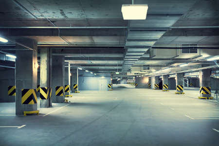 Underground parking のeditorial素材
